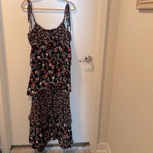 Club Monica Suukyi colorful tiered dress